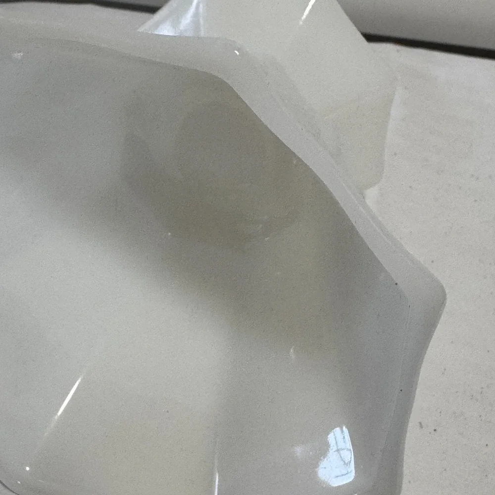 White Milk Glass Paneled Grapes & Leaves Bowl Footed Compote‎ Leaf